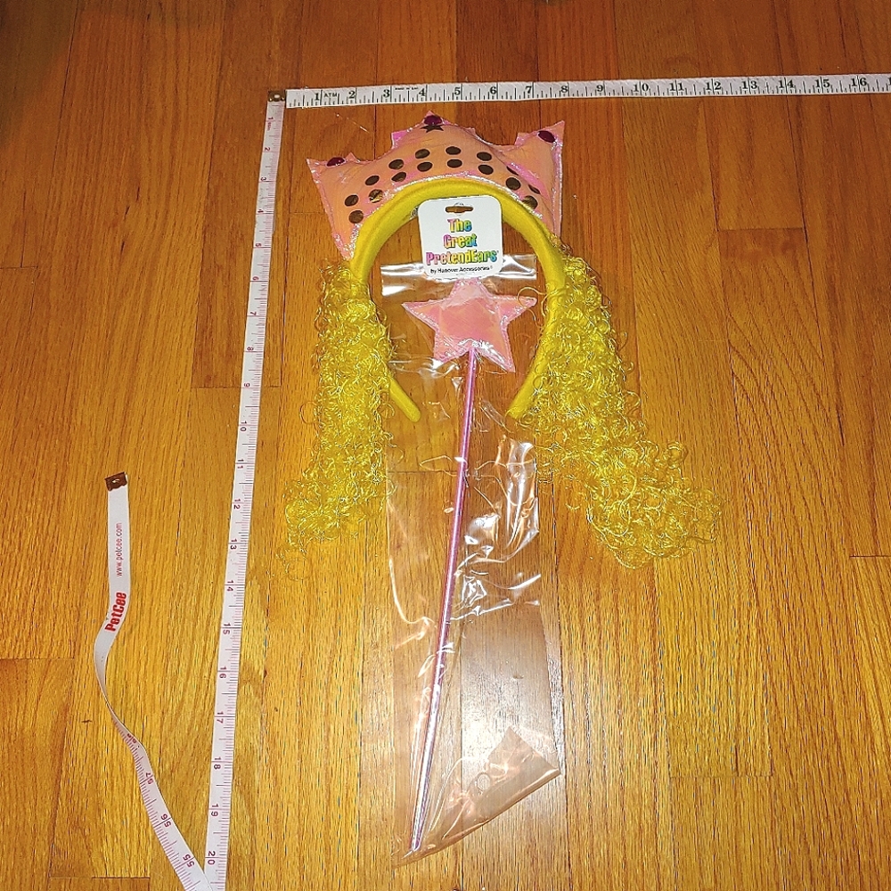 Hanover Costume Accessories The Great PretendEars Princess Tiara Wand Halloween